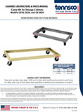 Caster Kit for Storage Cabinet - Unassembled Models CK18 & CK24 & CK4824 (2370923)